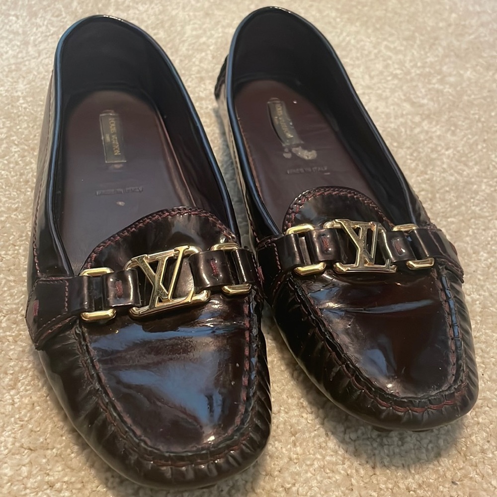 Louis Vuitton Patent Loafers